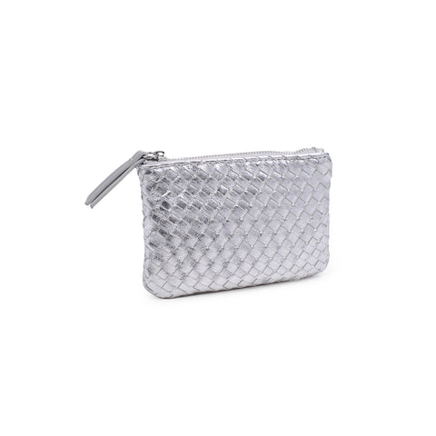 Evie Card Holder in Silver